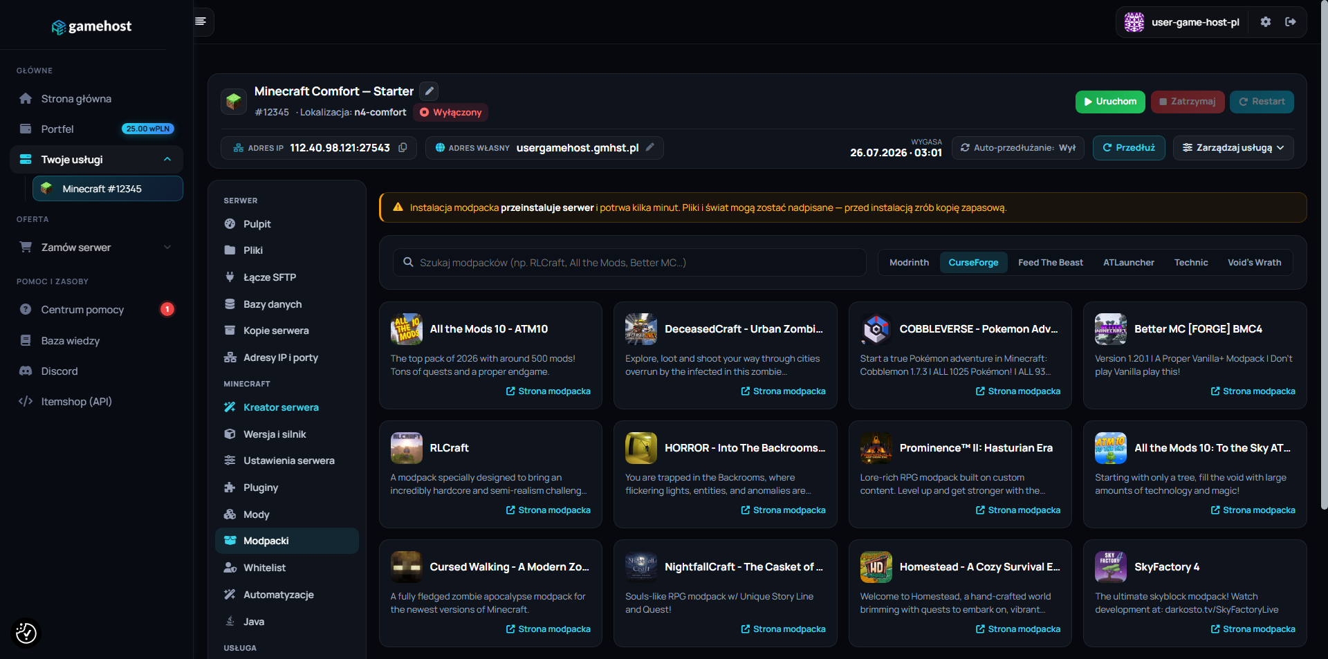Modpacks